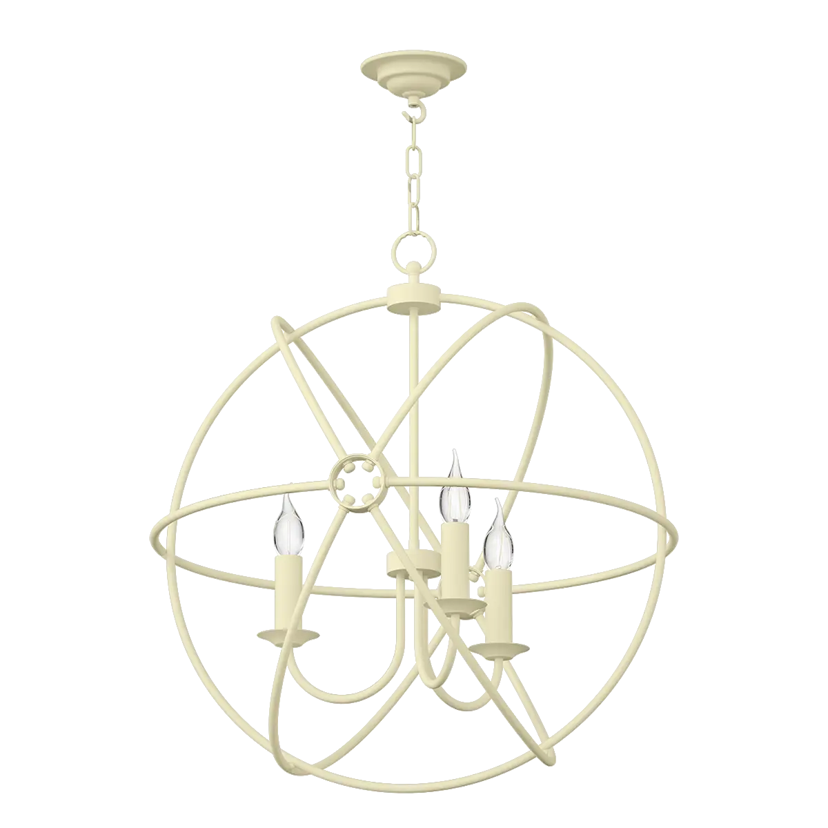 Orb Bespoke 3 Light 600mm Pendant (Choice of Colours)