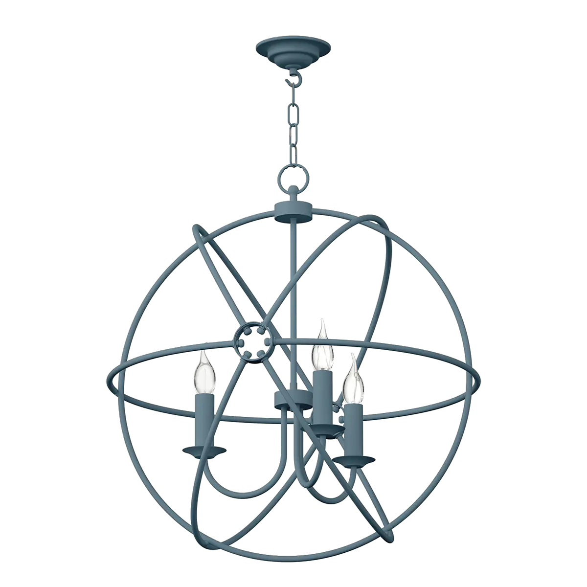 Orb Bespoke 3 Light 600mm Pendant (Choice of Colours)