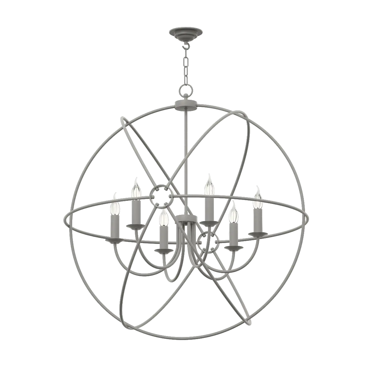Orb Bespoke 6 Light 900mm Pendant (Choice of Colours)