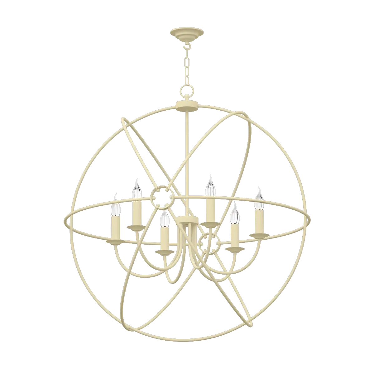 Orb Bespoke 6 Light 900mm Pendant (Choice of Colours)