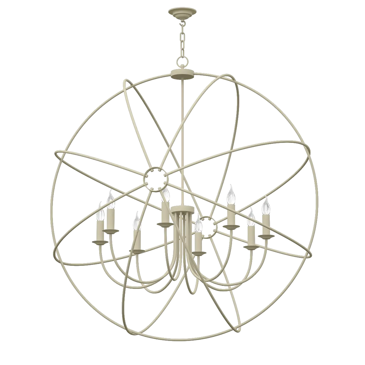 Orb Bespoke 8 Light 1200mm Pendant (Choose your Colour)