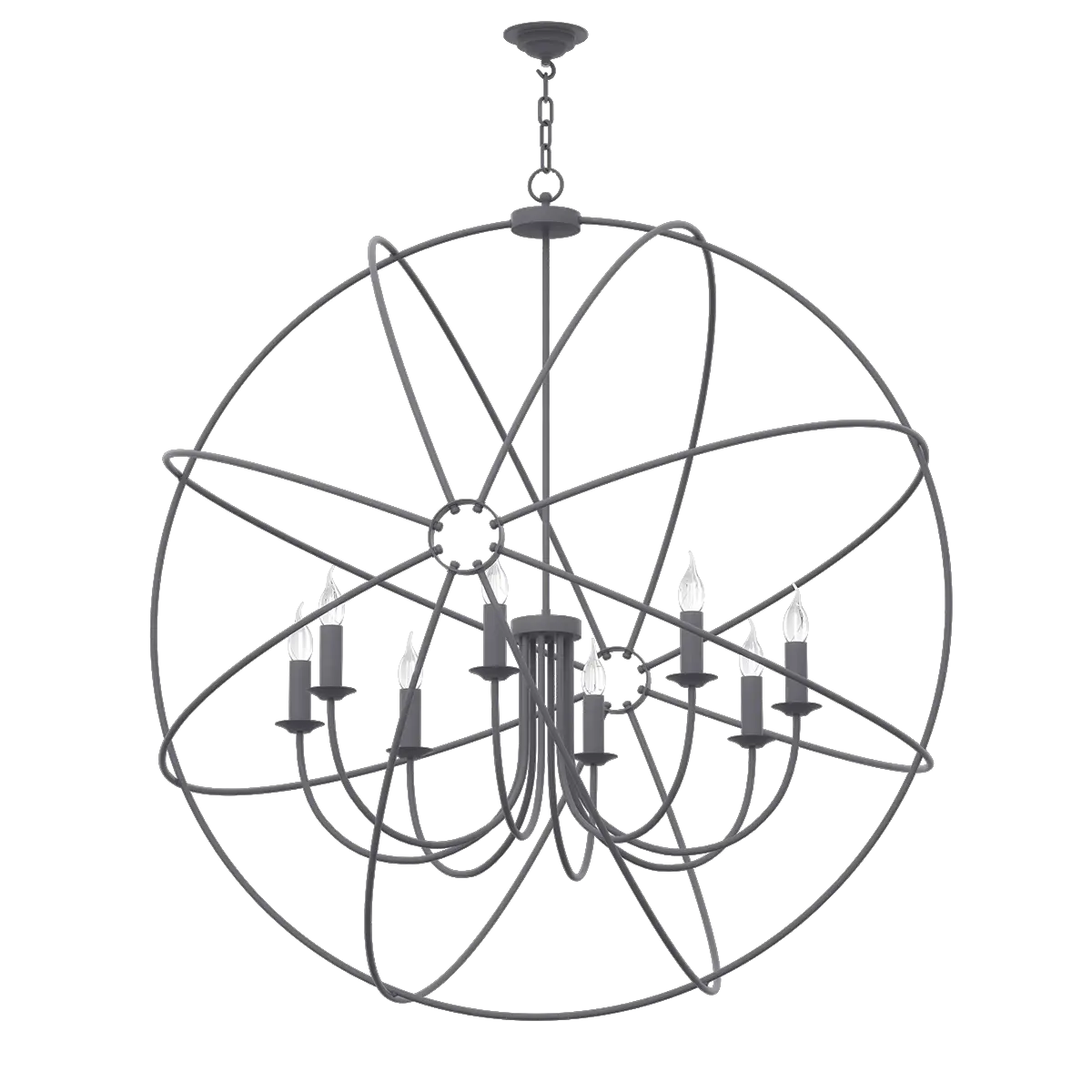 Orb Bespoke 8 Light 1200mm Pendant (Choose your Colour)