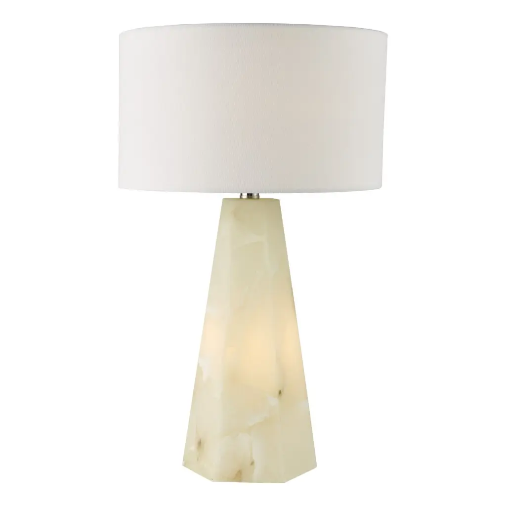Paget Alabaster Table Lamp Base Only