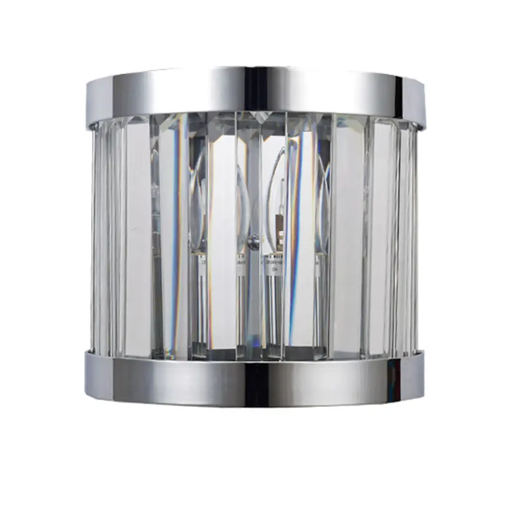 Pandora 1 Light Crystal Wall Light Polished Chrome