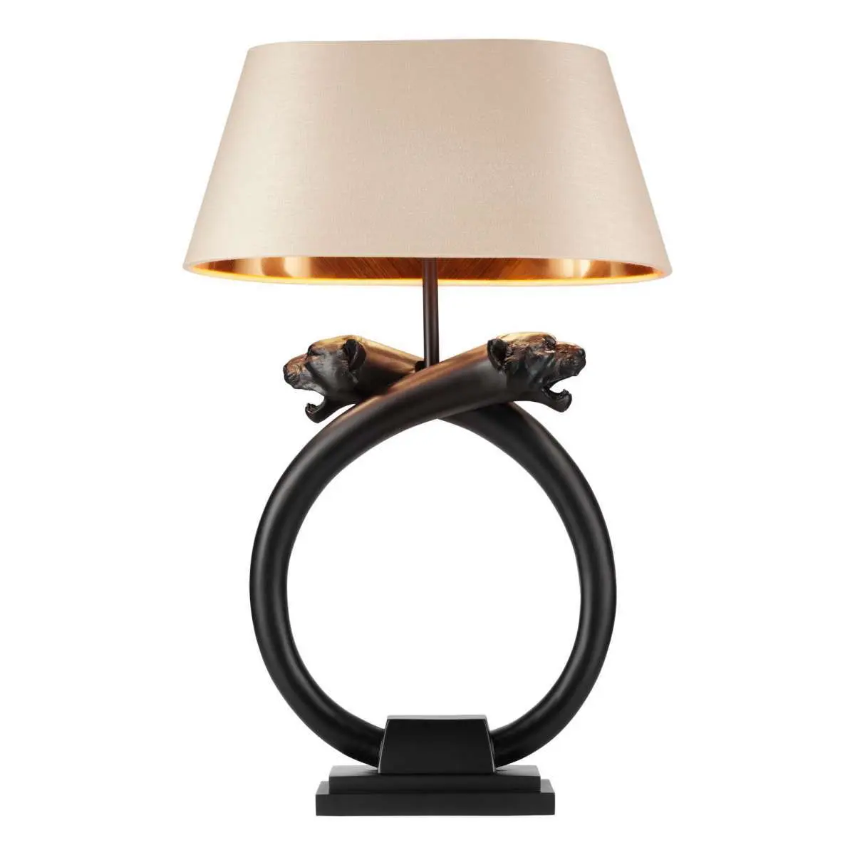 Panther Black Table Lamp Base Only