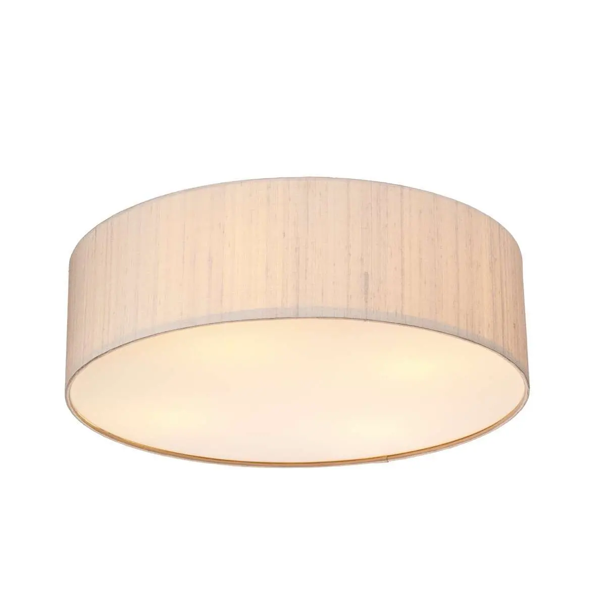 Paolo Bespoke 100% Silk 50cm 3 Light Flush