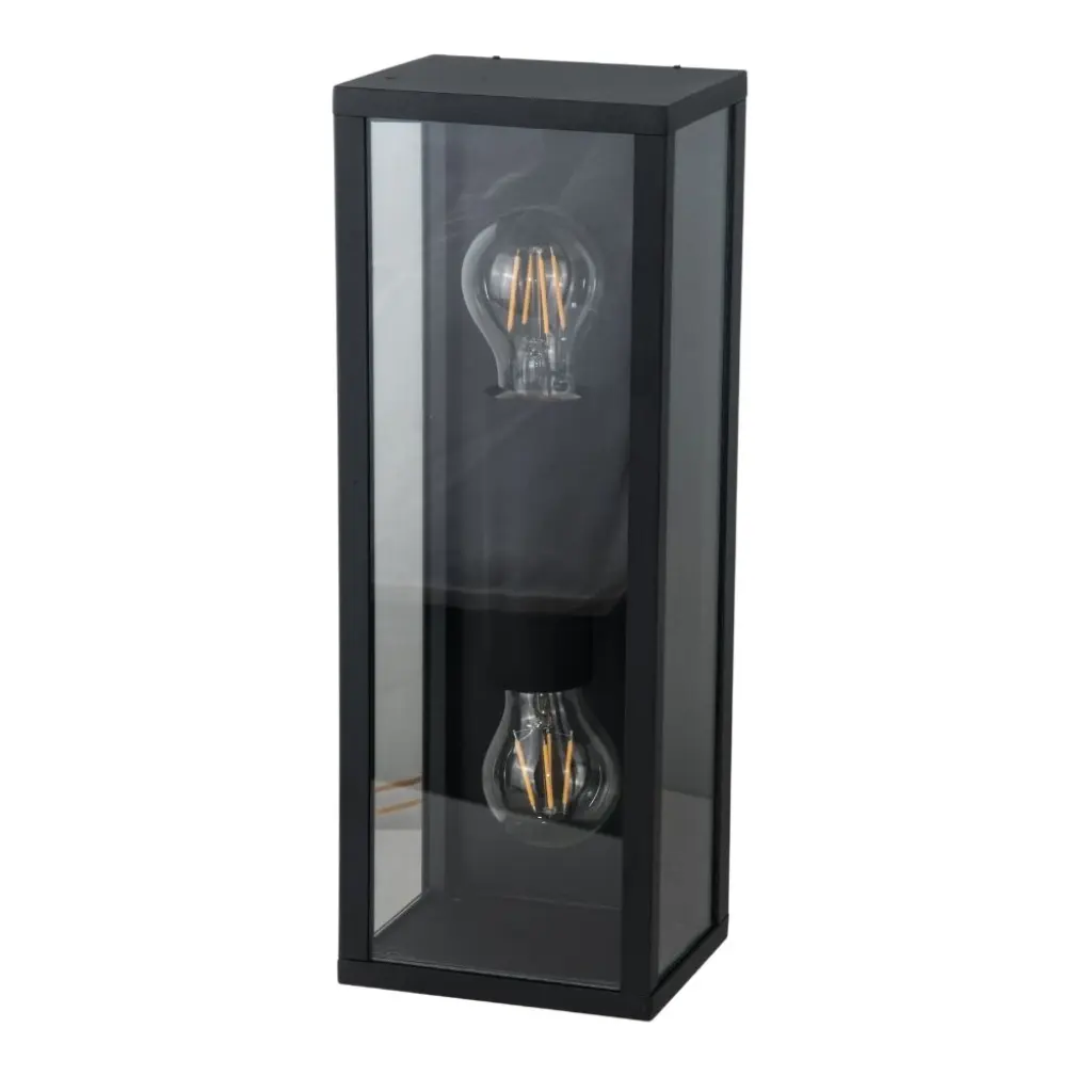 Parker Double Black Wall Light