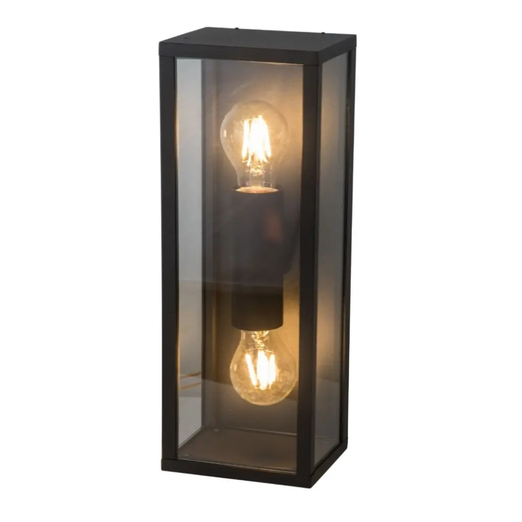 Parker Double Black Wall Light