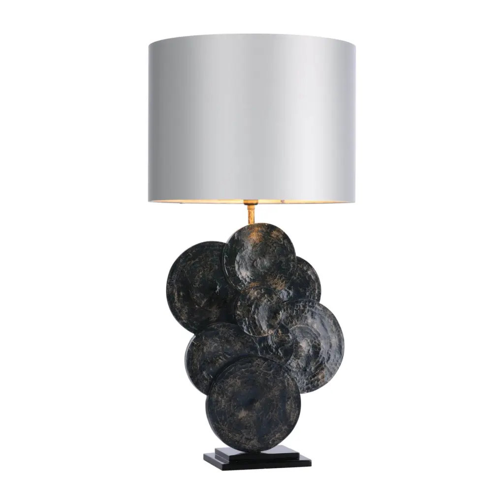 Planet Blue & Gold Table Lamp Base Only