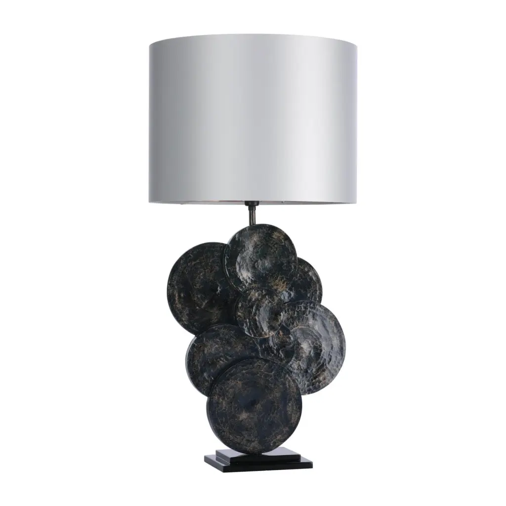 Planet Blue & Gold Table Lamp Base Only