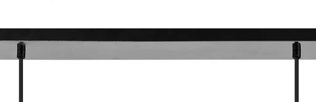 Meel 4 Light Polished Nickel Bar Pendant