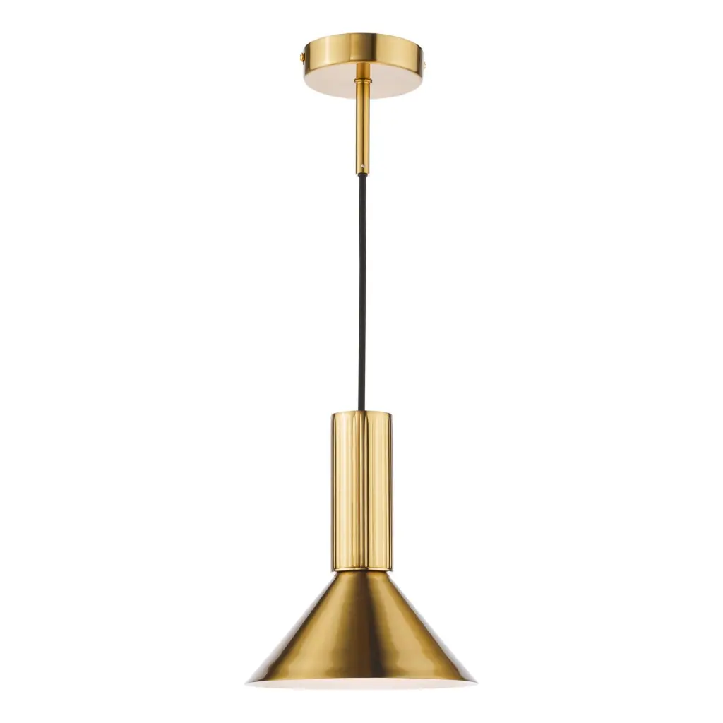 Ragnar Natural Brass Pendant/Wall Light