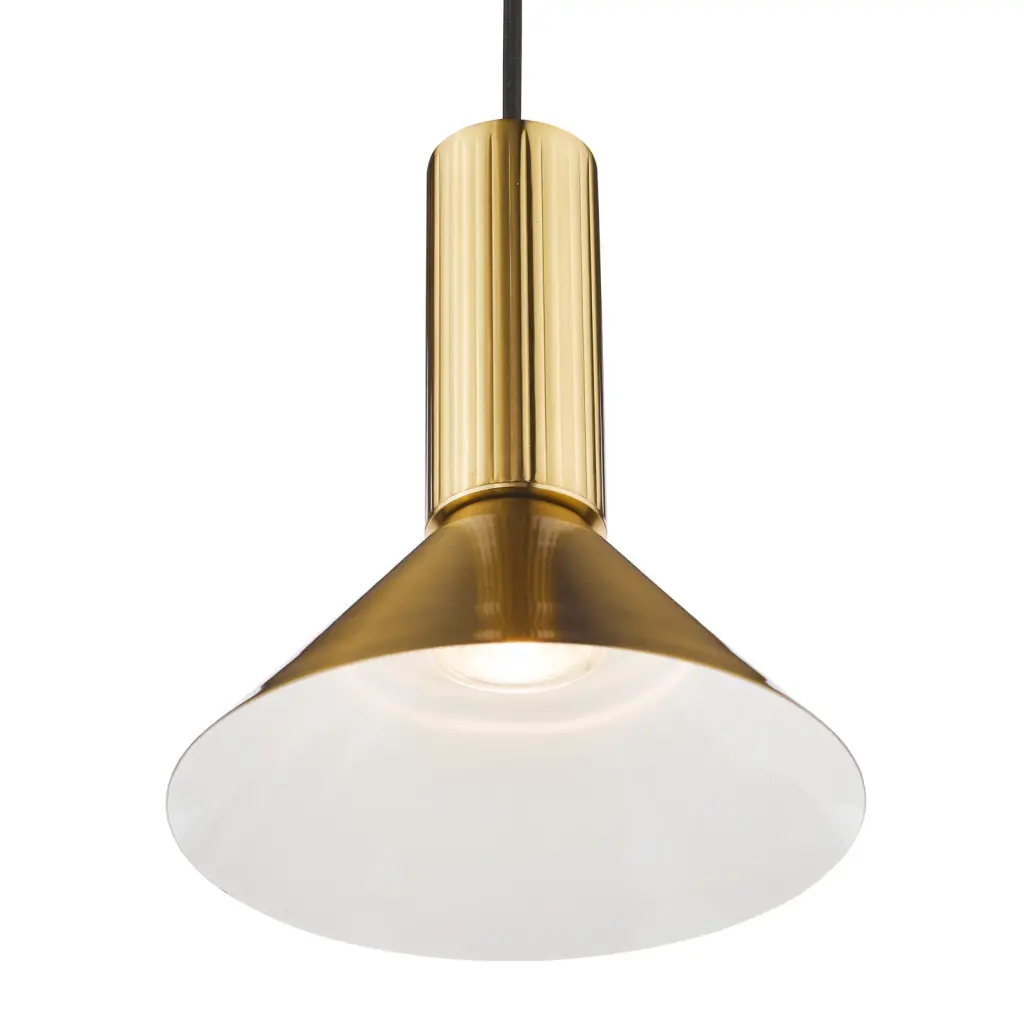 Ragnar Natural Brass Pendant/Wall Light
