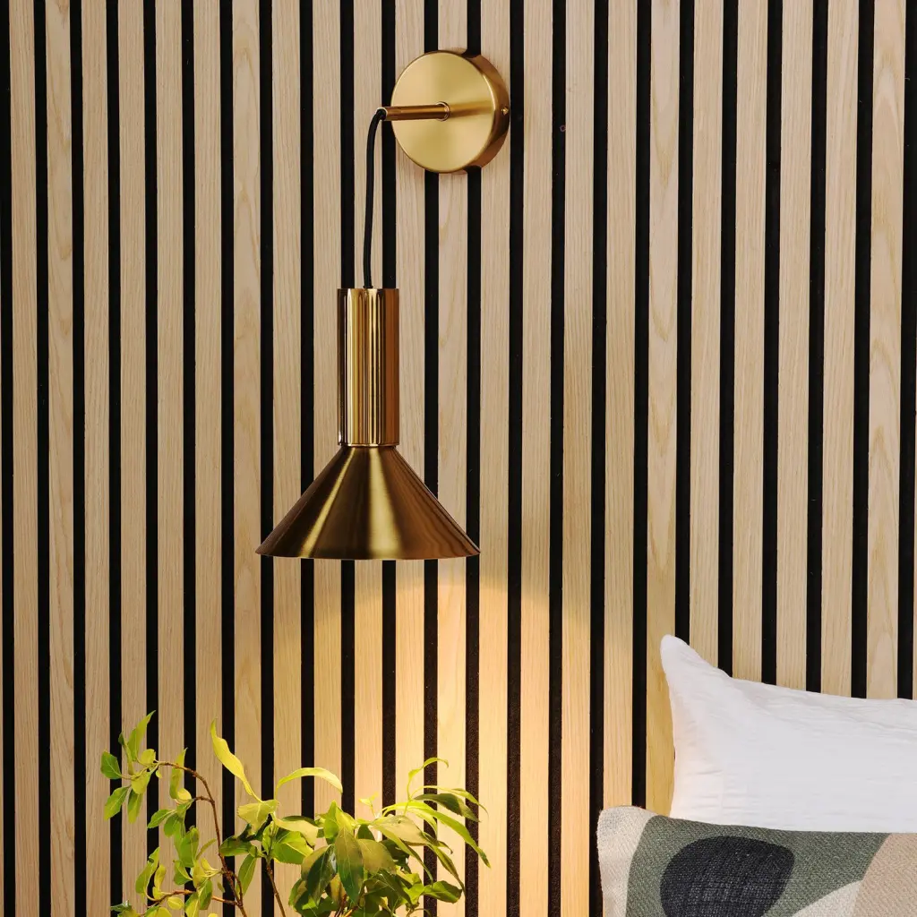 Ragnar Natural Brass Pendant/Wall Light