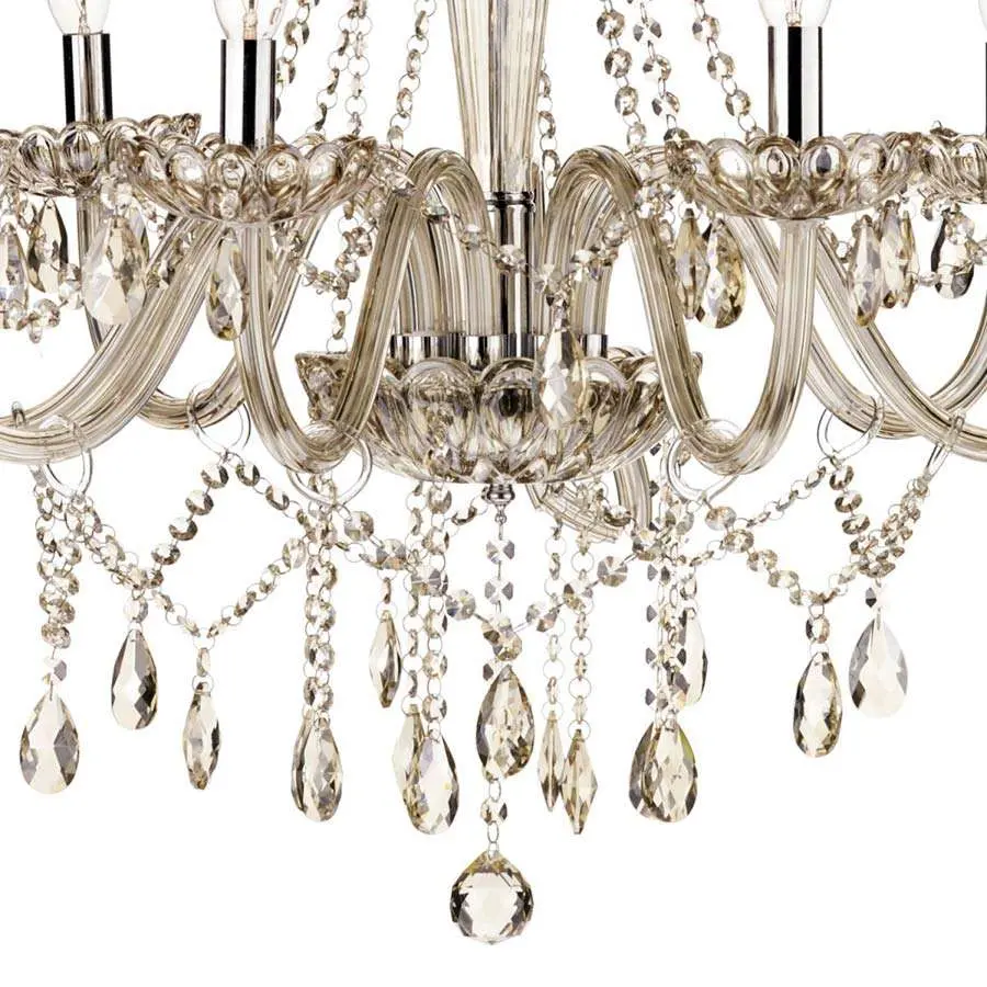 Raphael 8-Light Chrome Pendant