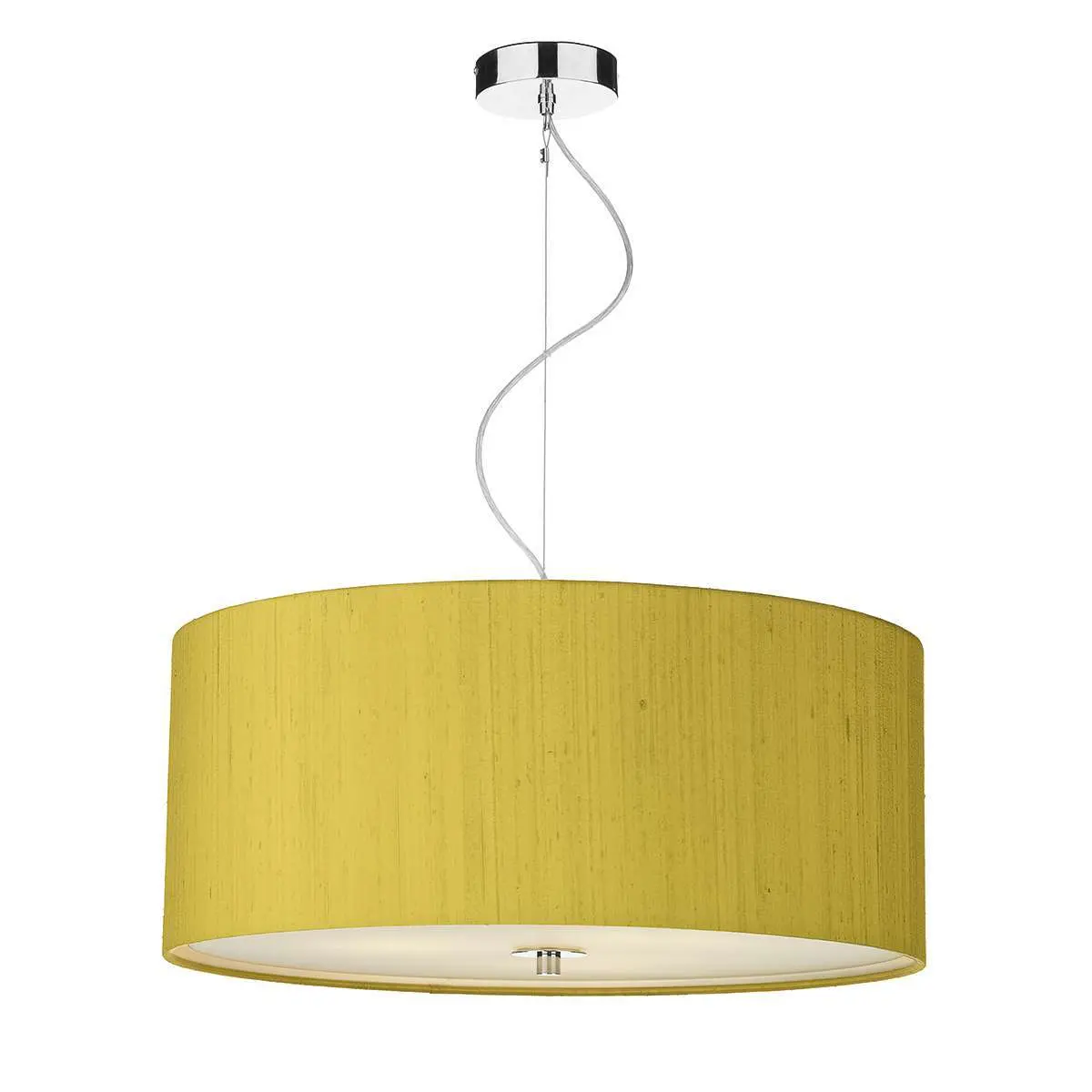 Renoir 60CM 6 Light Pendant Complete with Bespoke 100% Silk Shade