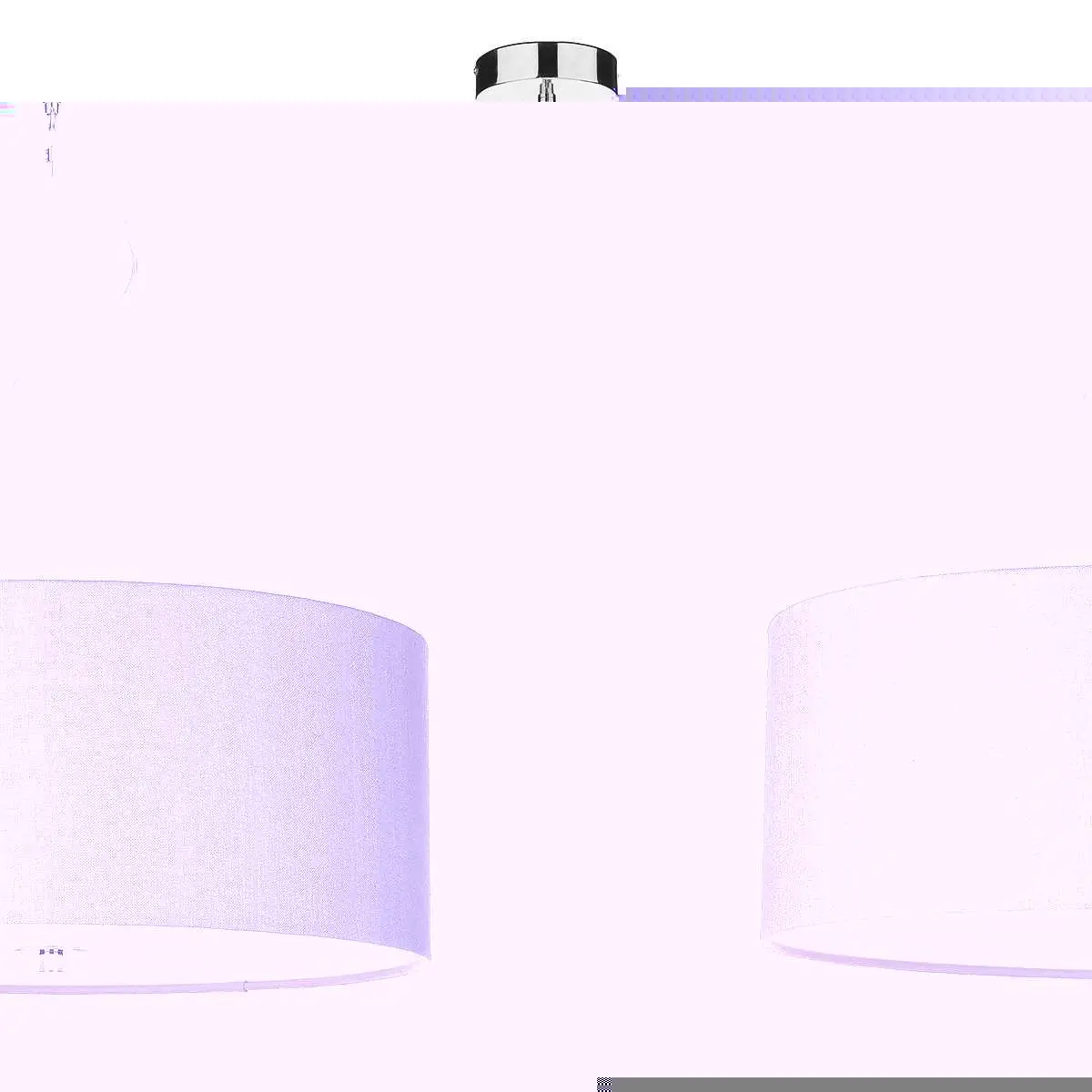 Renoir 60CM 6 Light Pendant Complete with Bespoke 100% Silk Shade