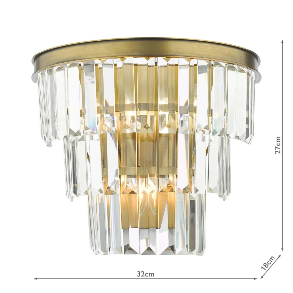 Rhapsody Bronze Wall Light