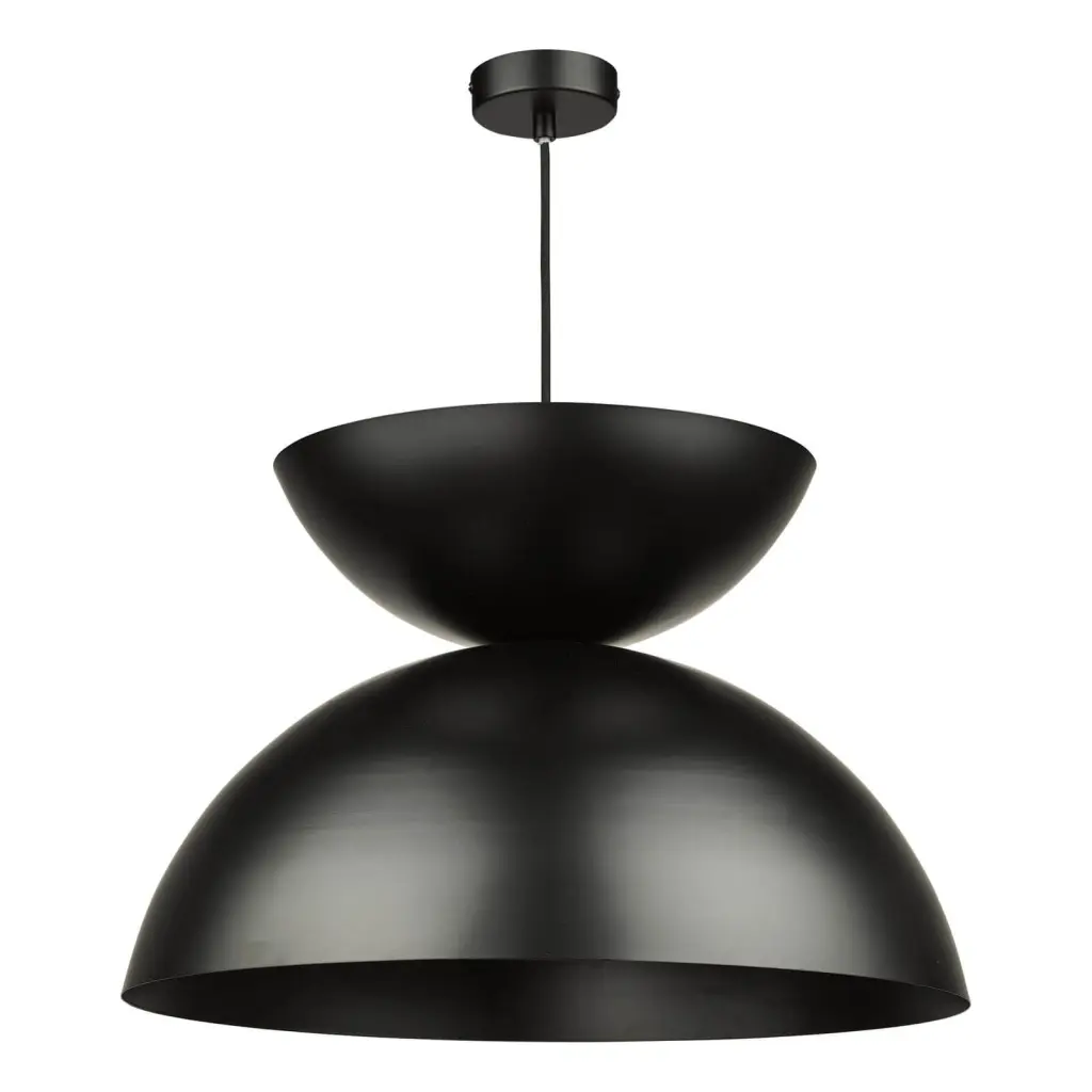 Riya Large Matt Black Pendant