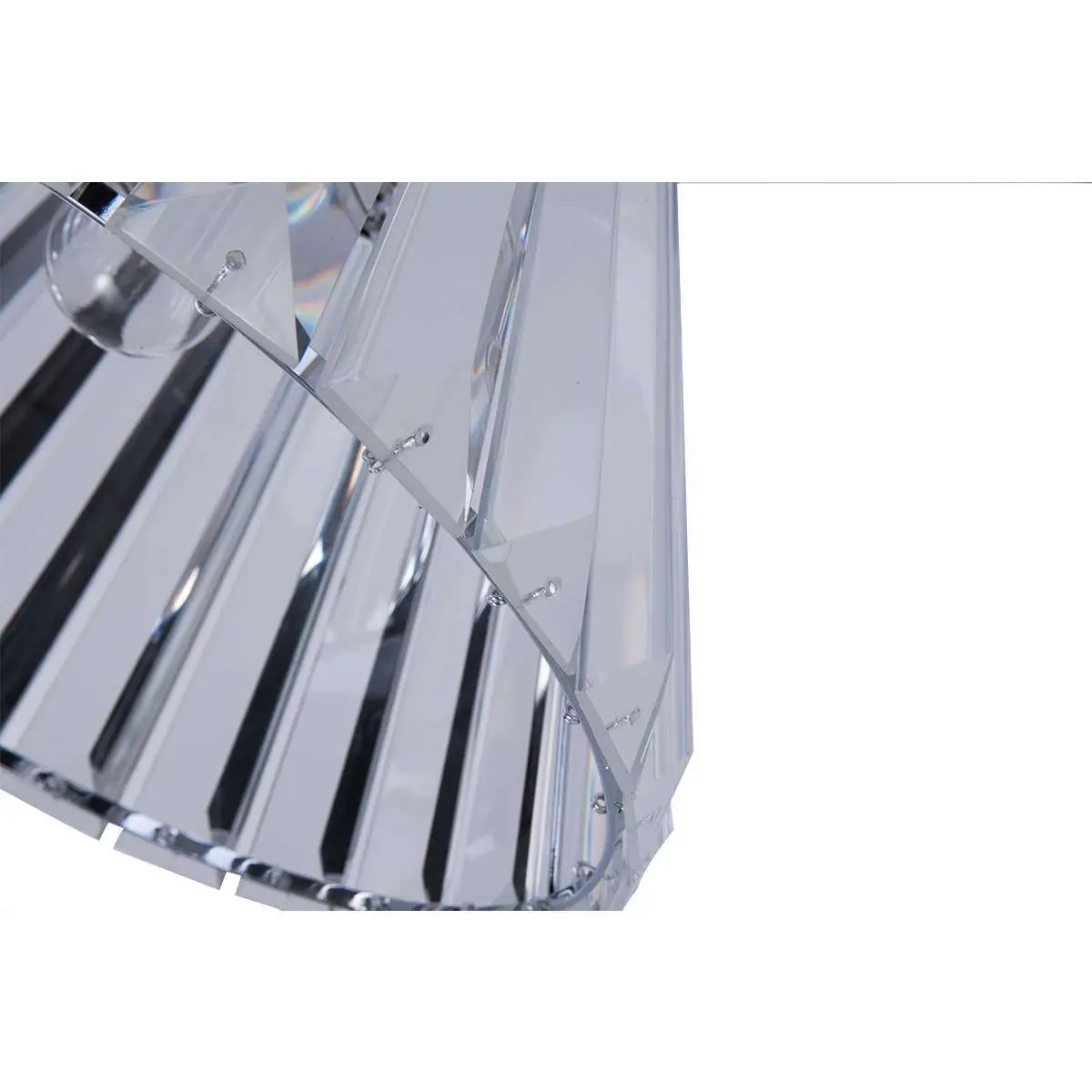 Senza 1 Light Polished Chrome Crystal Pendant