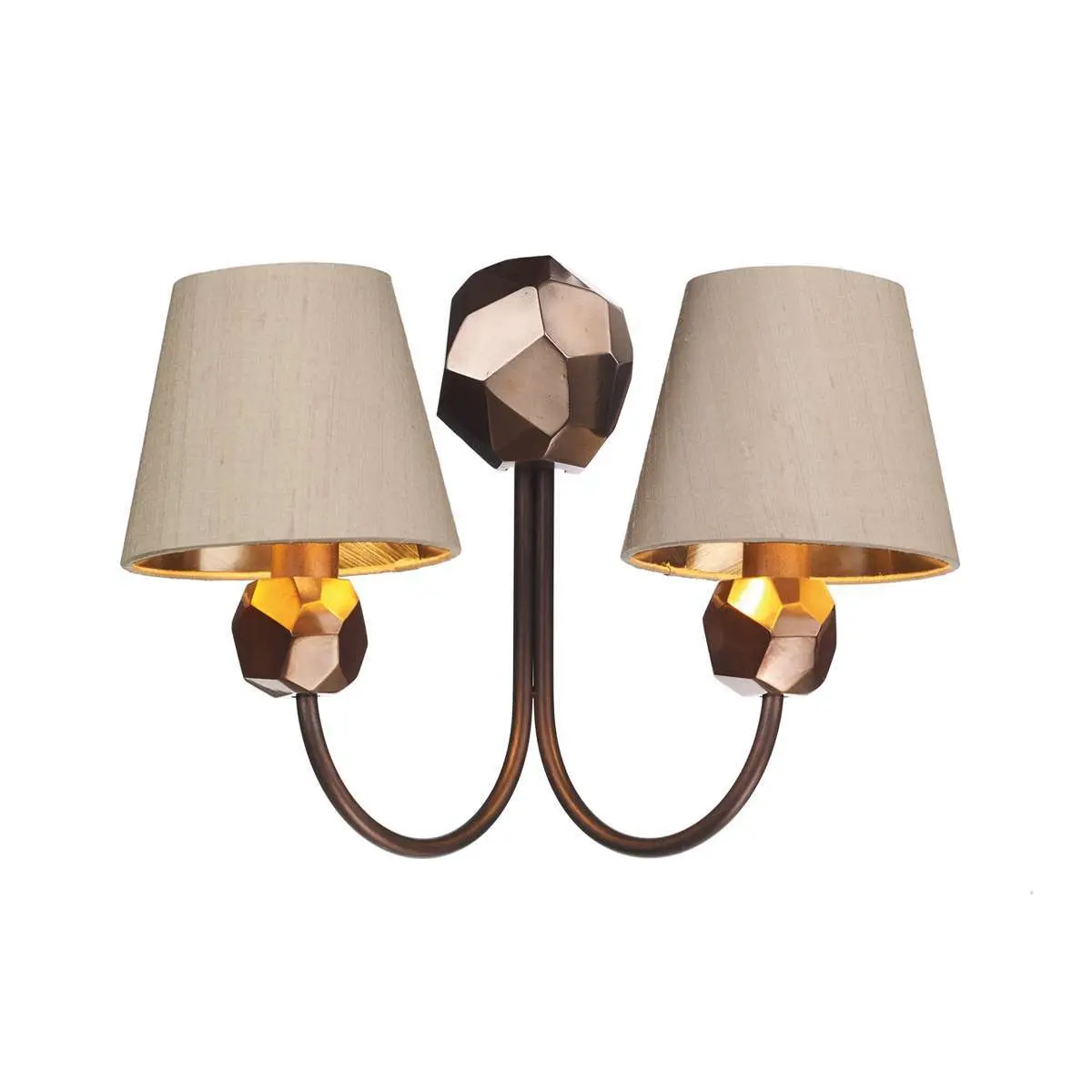 Shard Double Wall Light Lustre Copper