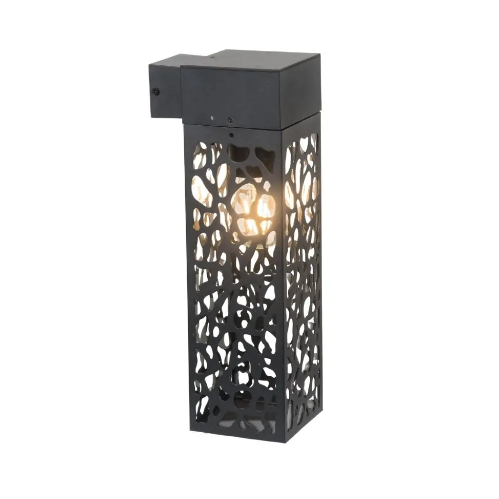 Shelby Black IP44 Wall Light