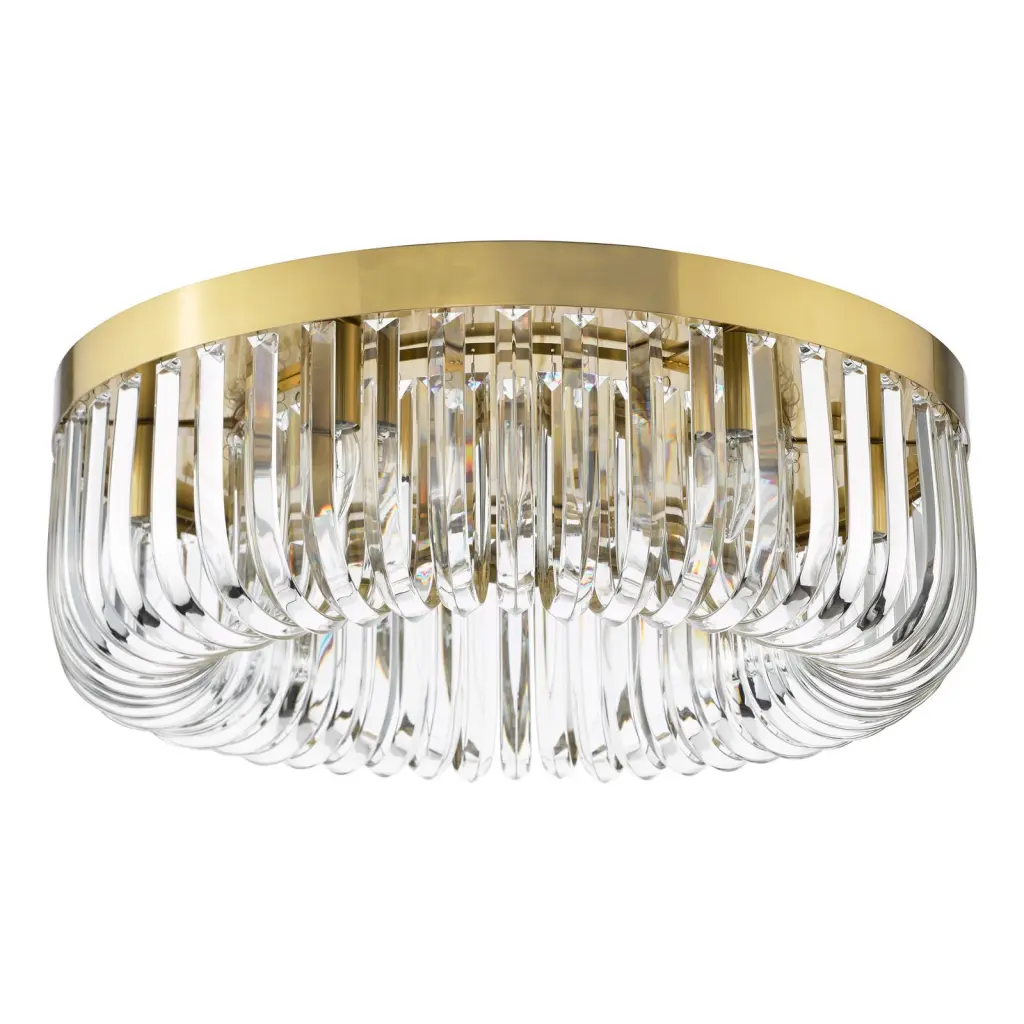 Sigourney 6 Light Satin Gold Semi Flush Fitting