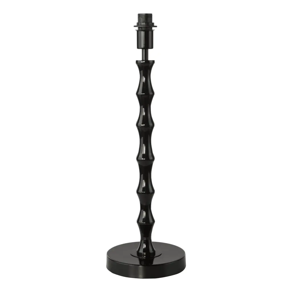 Siyanda Satin Black Table Lamp Base Only
