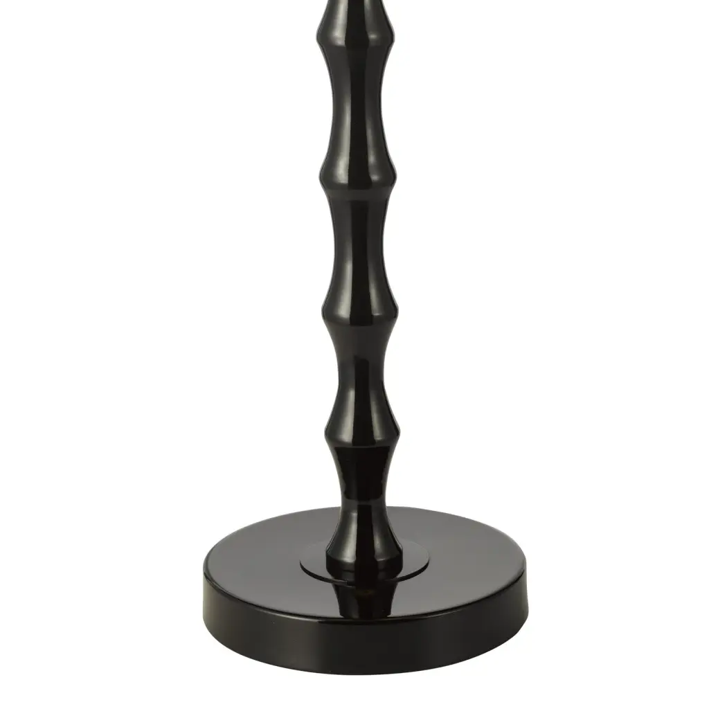 Siyanda Satin Black Table Lamp Base Only