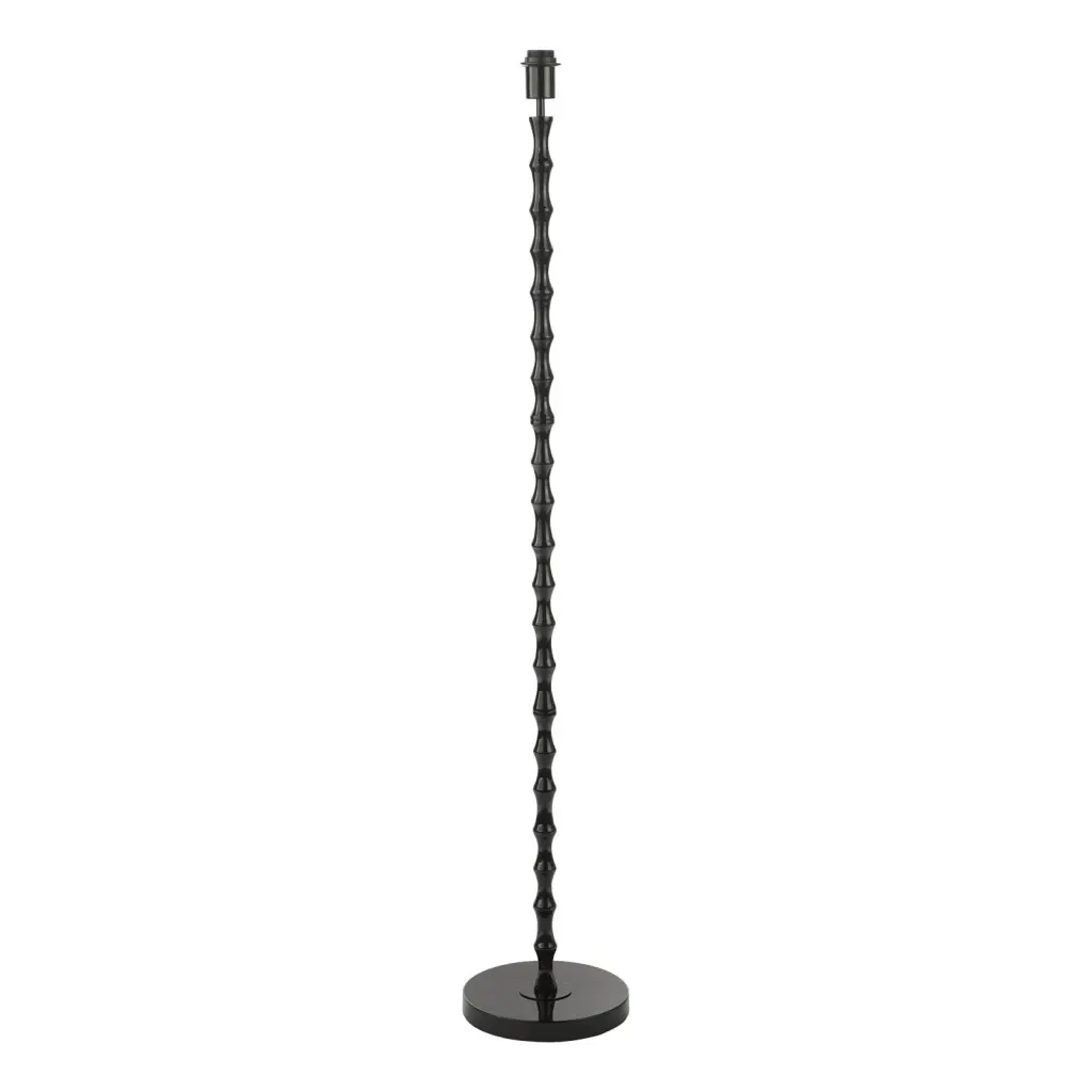 Siyanda Satin Black Floor Lamp Base Only