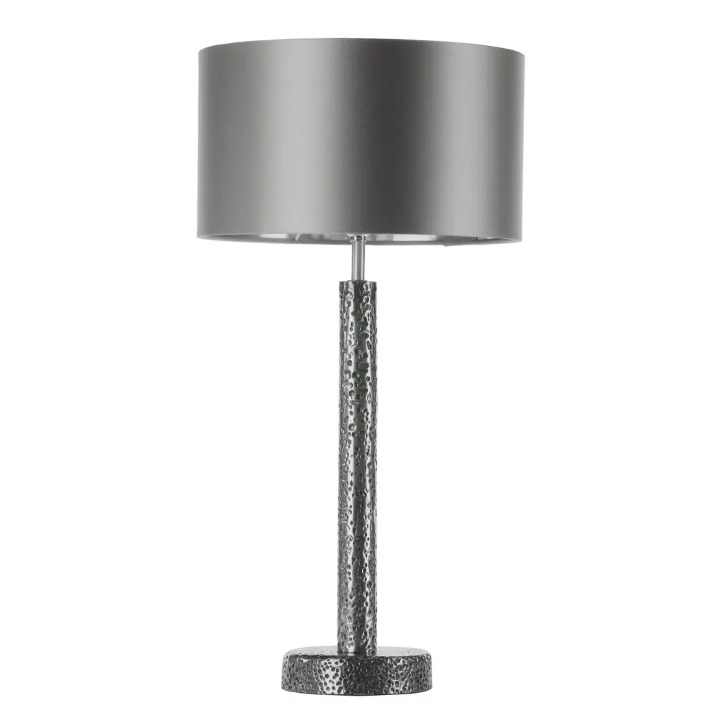 Sloane Hammered Pewter Table Lamp