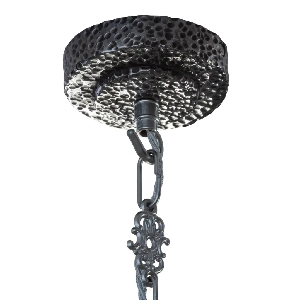 Sloane 6 Light Bespoke Pendant C/W Drum Shade