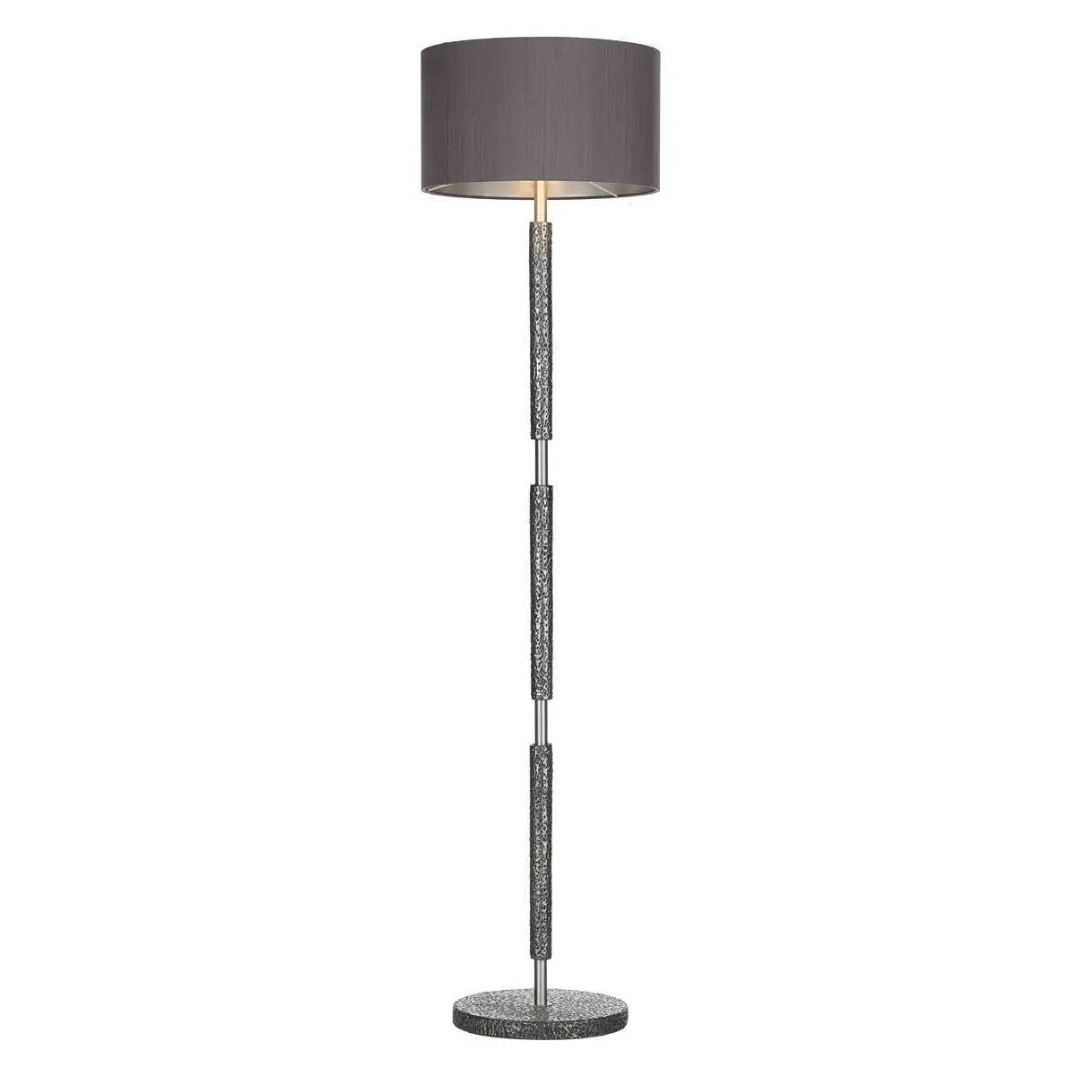 Sloane Hammered Pewter Floor Lamp
