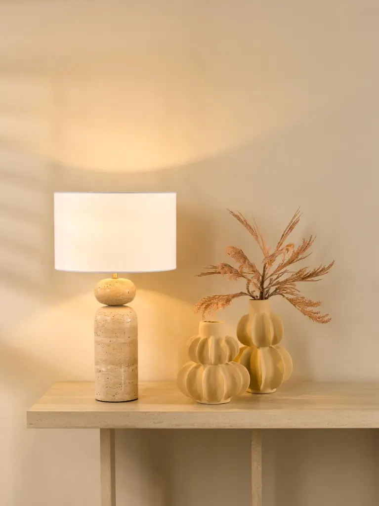 Soyala Brown Table Lamp C/W Shade