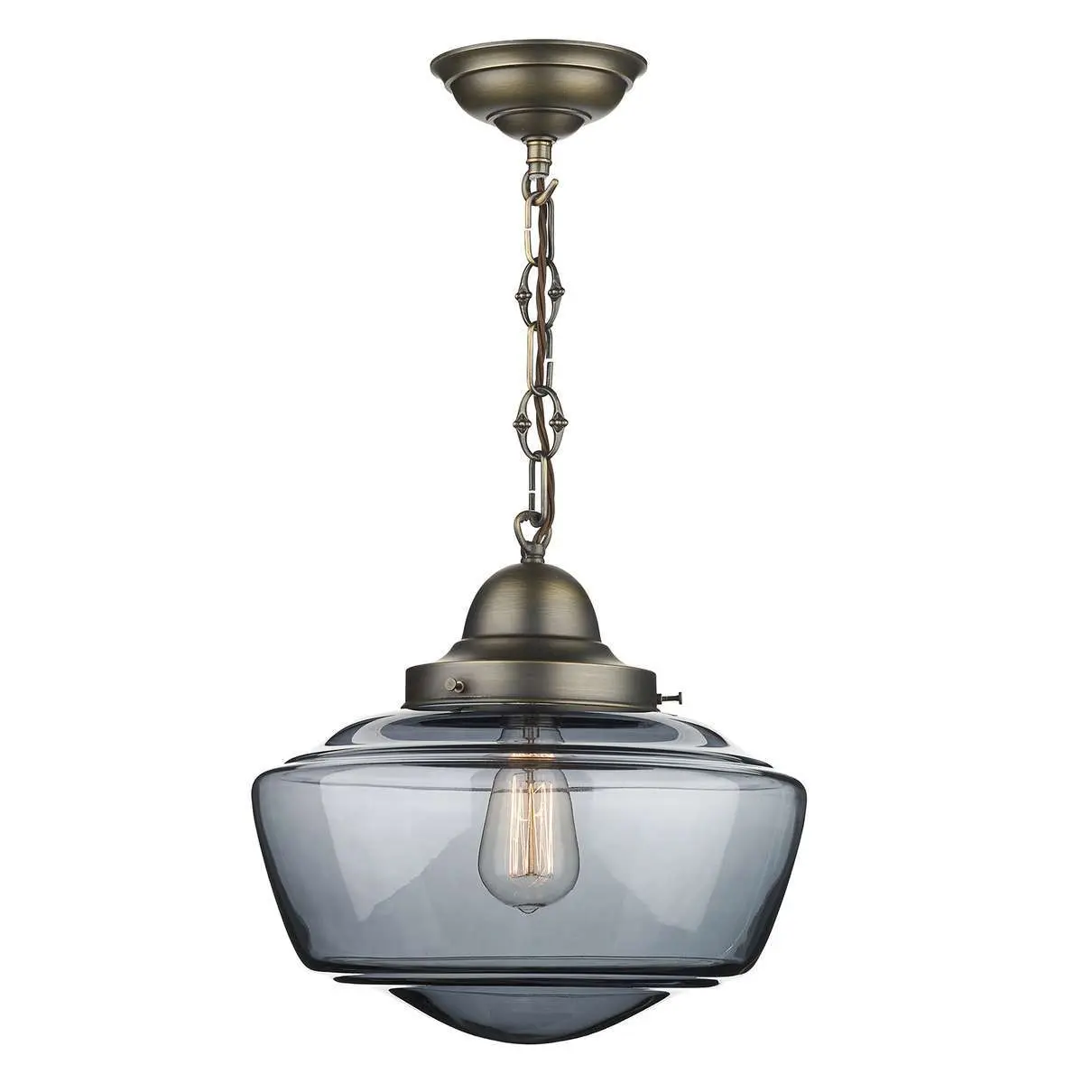 Stowe Smoked Glass Pendant
