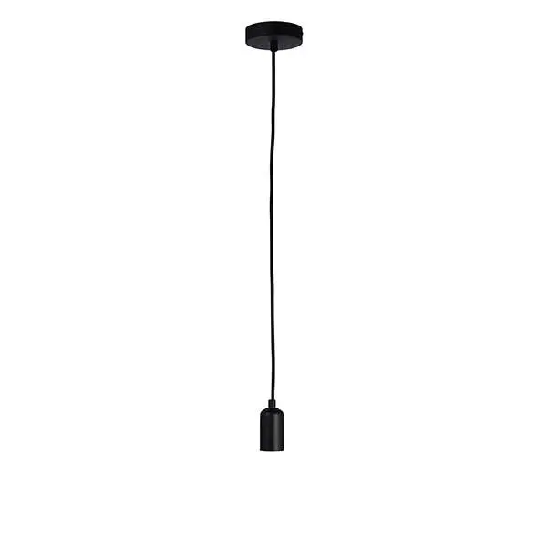 Studio Single Light Pendant in Matt Black