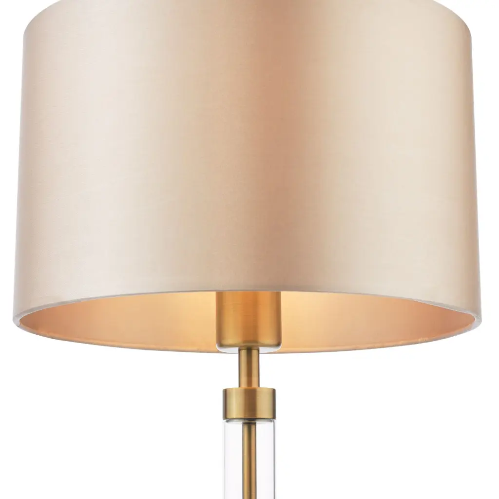 Sylvester Antique Brass Table Lamp C/W Shade