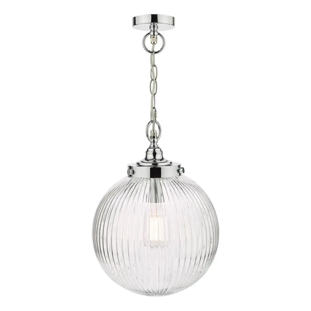 Tamara IP44 Polished Chrome Pendant