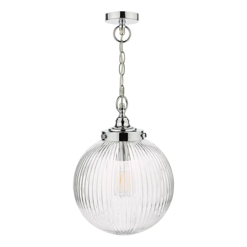 Tamara IP44 Polished Chrome Pendant
