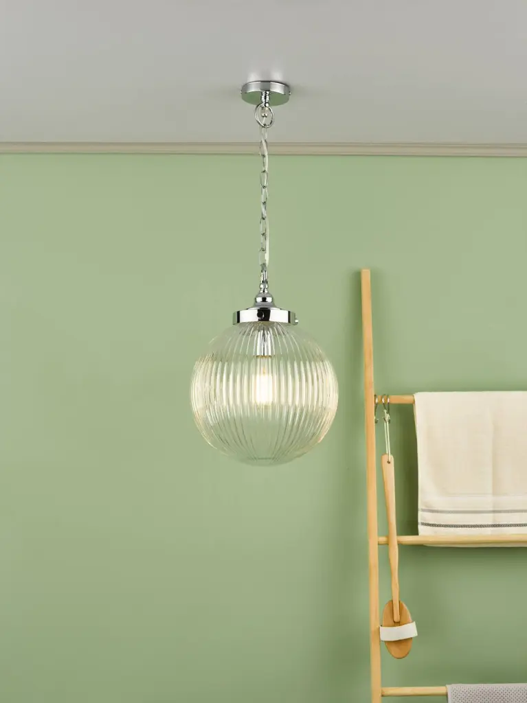 Tamara IP44 Polished Chrome Pendant