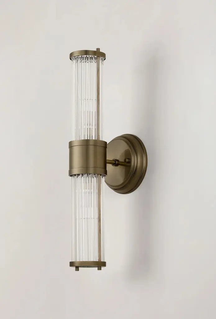 Appeal Up & Down Wall Light in Antique Brass