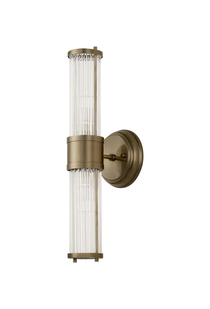 Appeal Up & Down Wall Light in Antique Brass