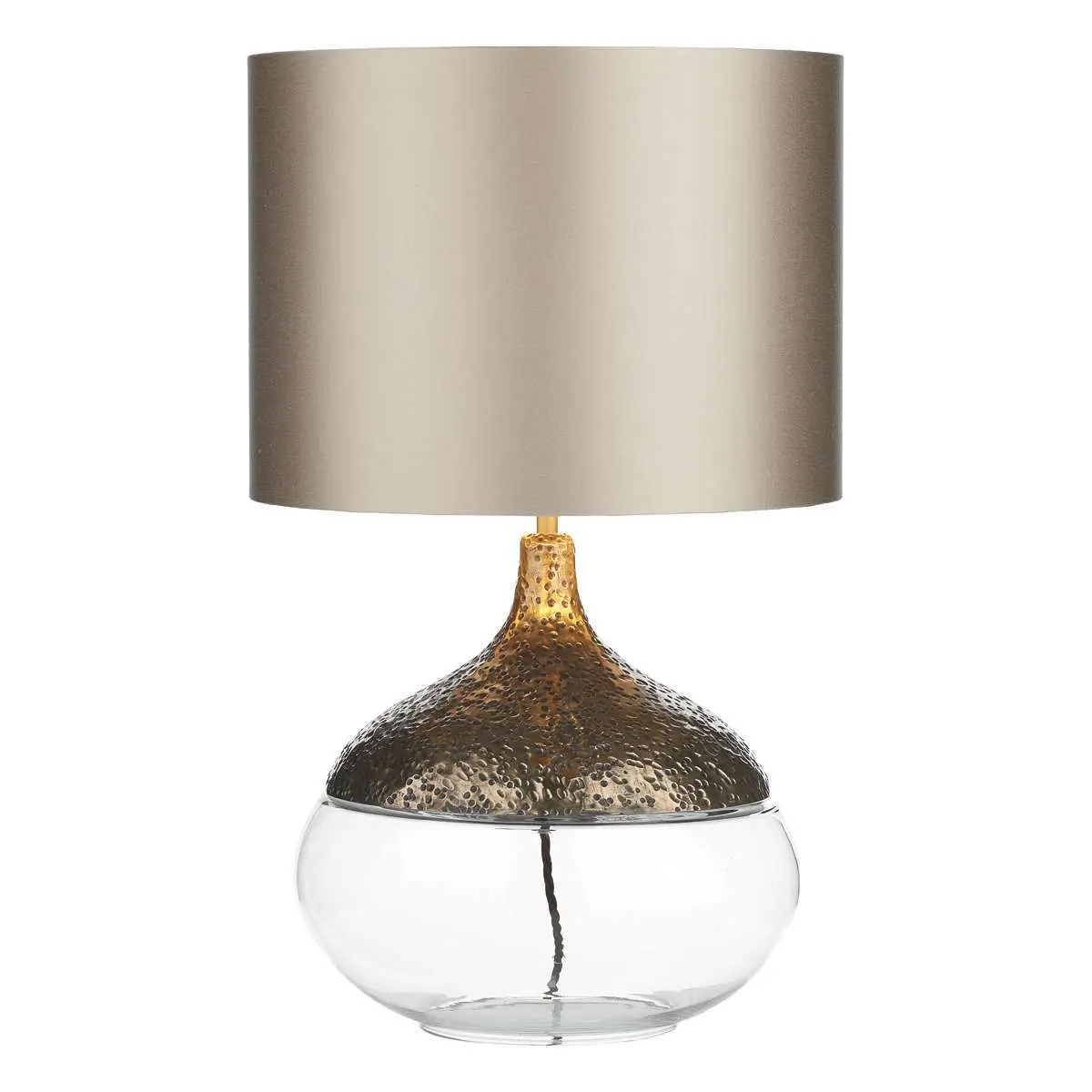 Teardrop Table Lamp in Bronze Finish
