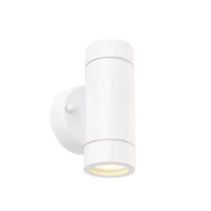 Palin White Up & Down Wall Light IP44