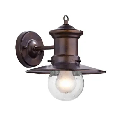 Sedgewick 1 Light Lantern Bronze Down Facing IP44