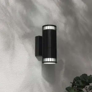Muto Up & Down Black Wall Light