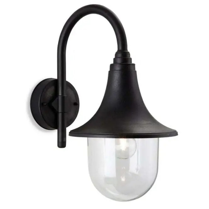 Traditional Black Outdoor Garden Wall Light