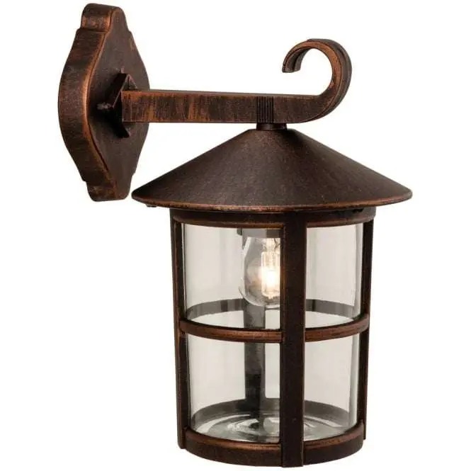 Stratford Downlight Bronze Hanging Outdoor Lighthouse Lantern