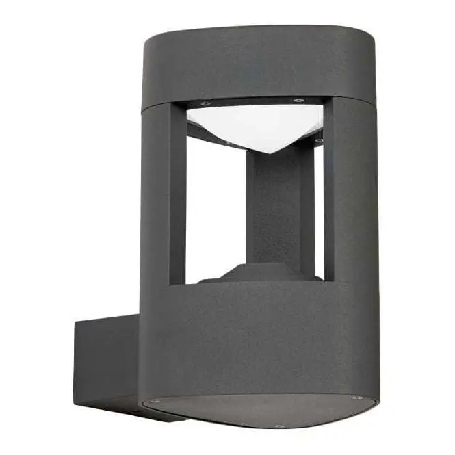 Tribeca CCT Textured Grey Wall Light IP54