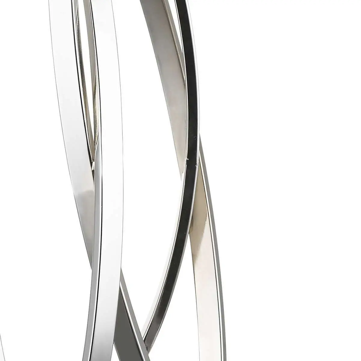Trinity Table Lamp Polished Chrome c/w Shade